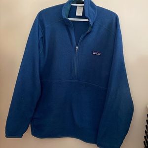 Mens Patagonia half zip size large